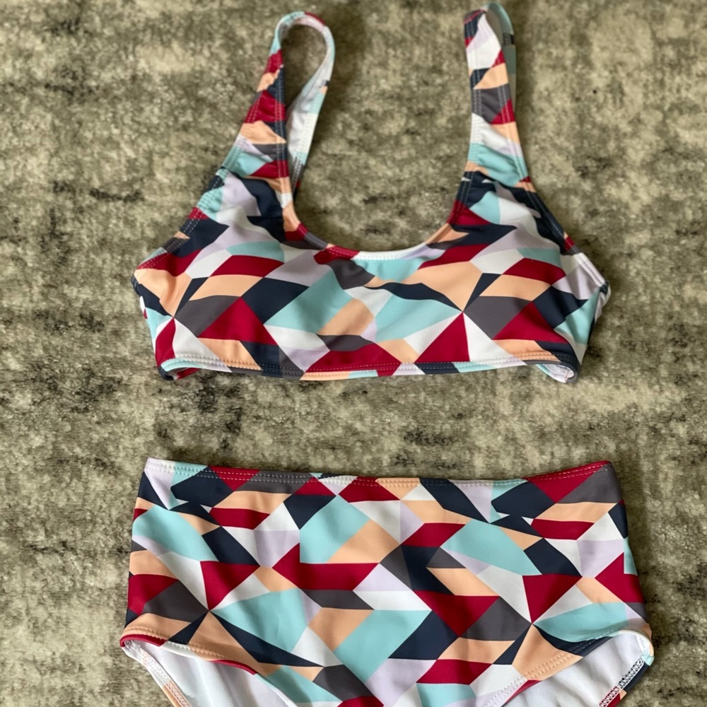 Two Pattern Bikini Set